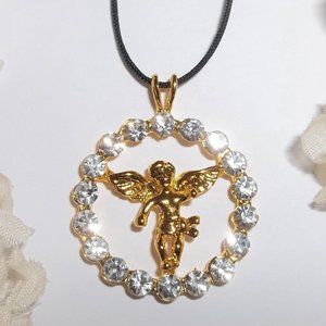 Pre-owned, Necklace, Pendant, Angel Necklace, Angel Pendant, Angel Jewelry, 7970